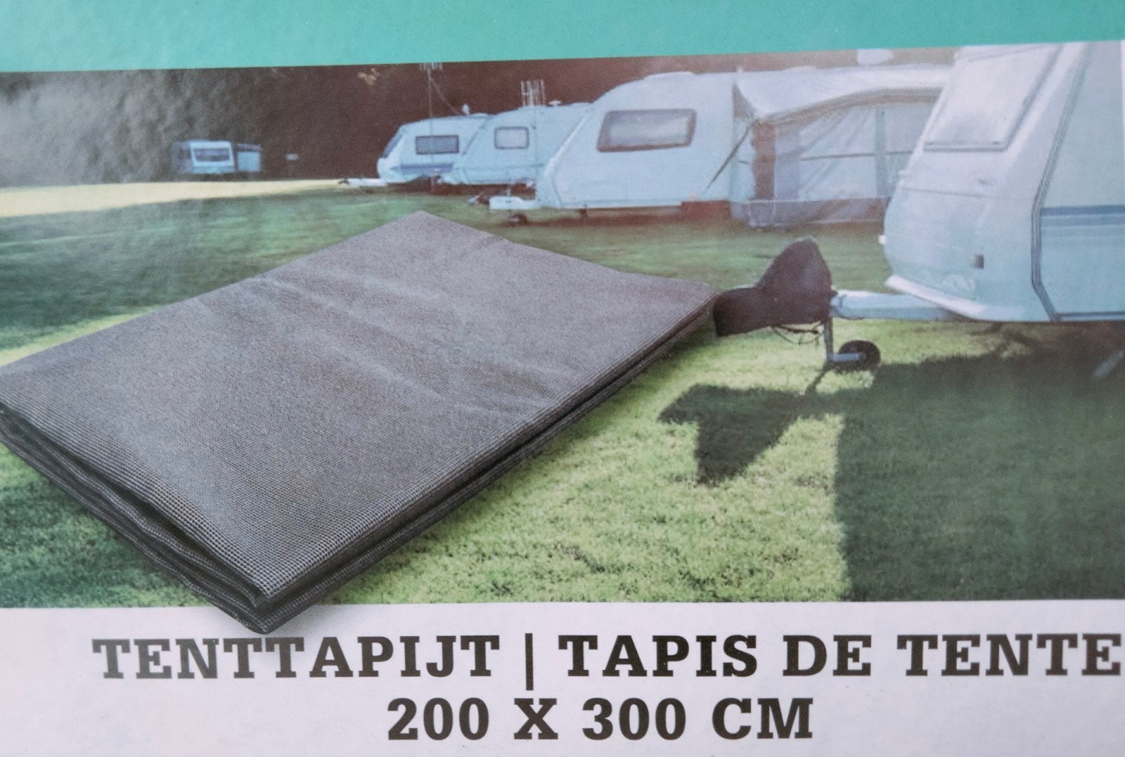 Tenttapijt 200x300 cm - Ideaal voor voortenten en caravans, Ophalen of Verzenden, Nieuw