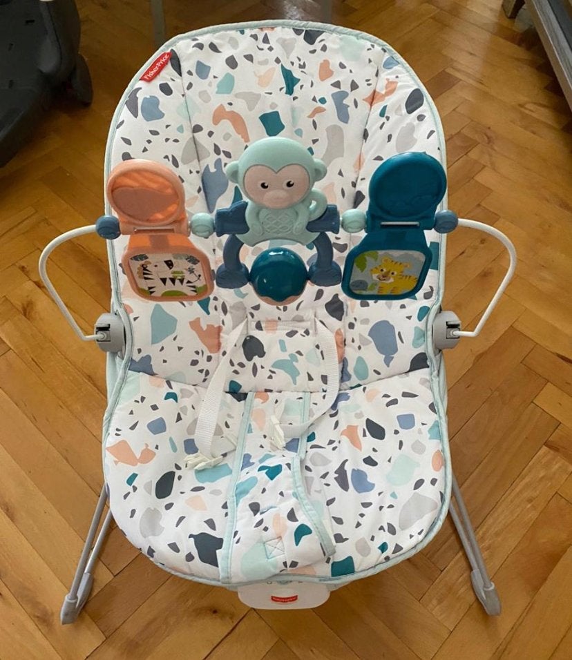 Fisher-Price Wipstoel in doos, zeer nette staat, Kinderen en Baby's, Fisher-Price, Wipstoel, Ophalen of Verzenden, Met gordel(s) of riempje(s)