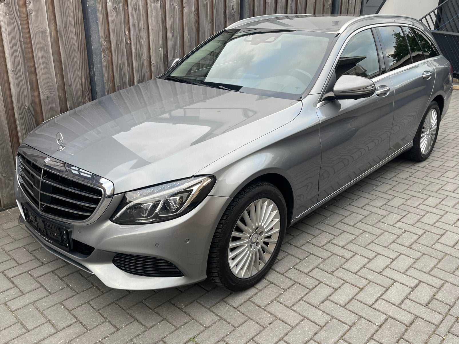C-klasse estate 220 diesel automaat avantgarde, Auto's, Automaat, 4 cilinders, Leder en Stof, Stationwagon