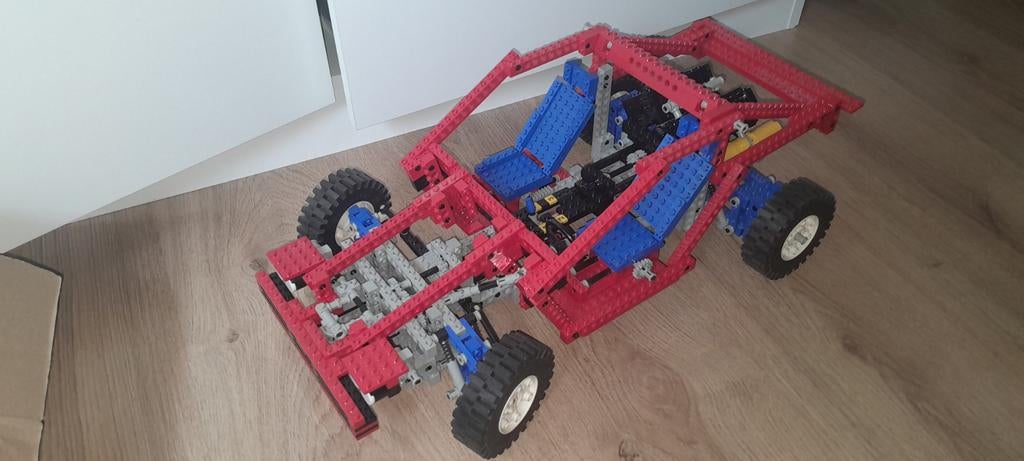 Lego technic 8865 testcar auto 100% compleet niet verkleurd, Lego, Ophalen of Verzenden, Zo goed als nieuw, Complete set