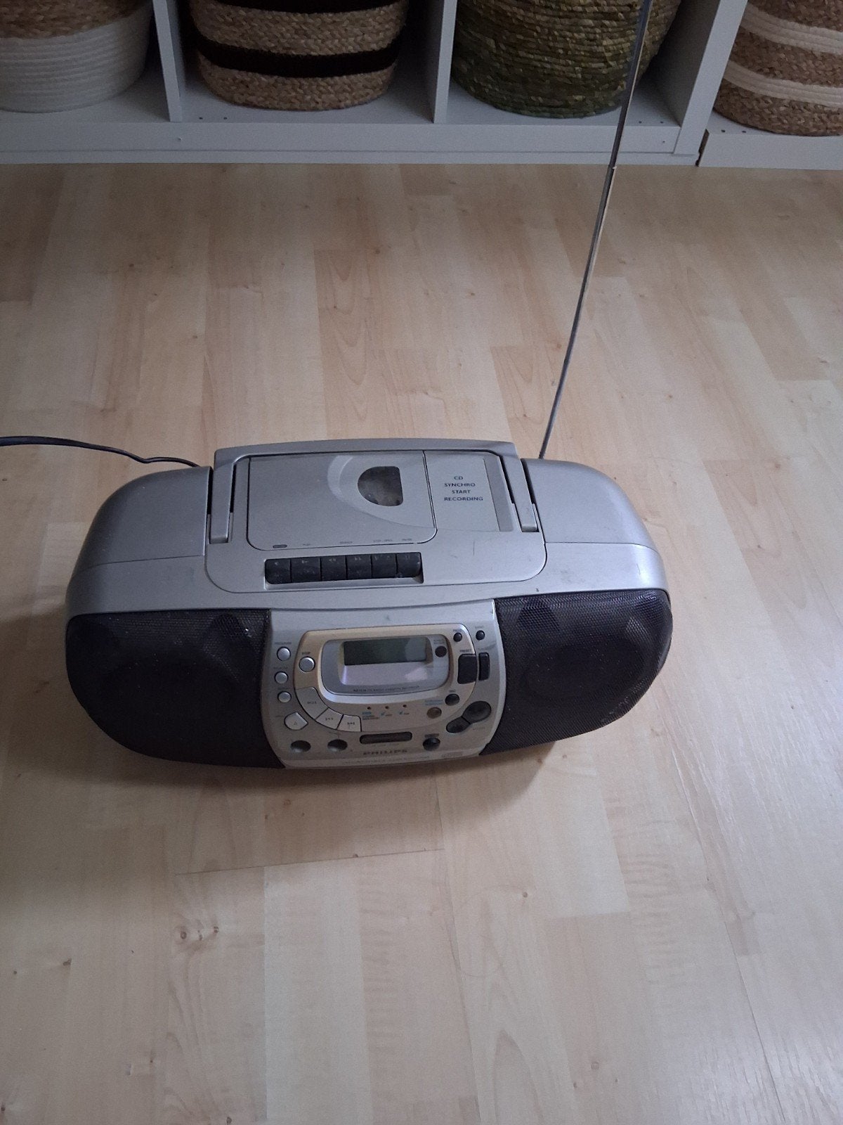 draagbare cd speler cassette recorder van Philips, Ophalen