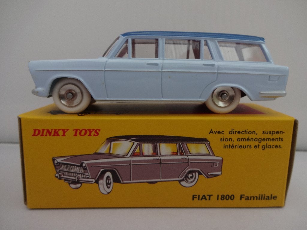Fiat 1800 Familiale Blauw nr: 548 van Dinky Toys 1:43, Ophalen of Verzenden, Nieuw, Auto, Dinky Toys