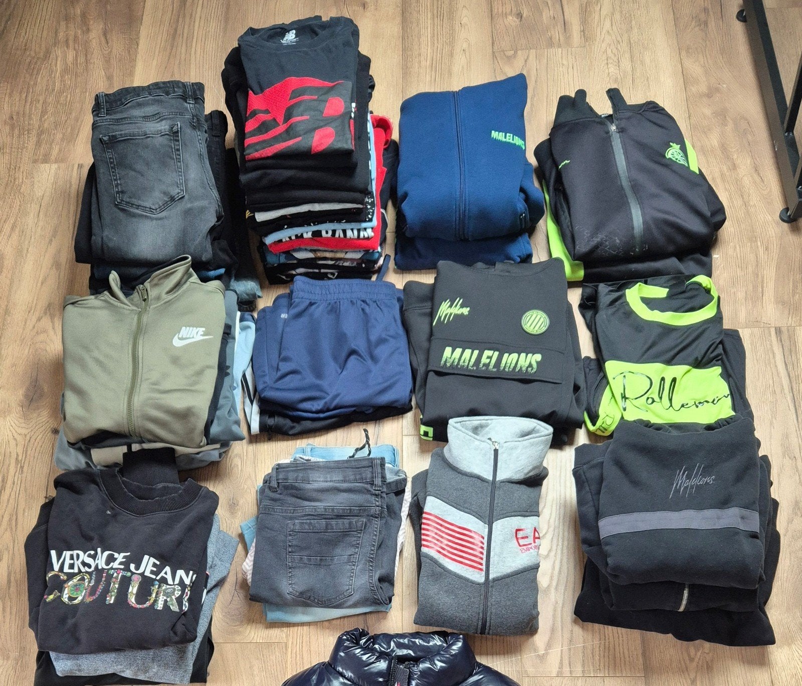 partij (merk) kleding jongens/heren, Kleding | Heren, Zwart, Overige maten, Ophalen of Verzenden, Diverse merken