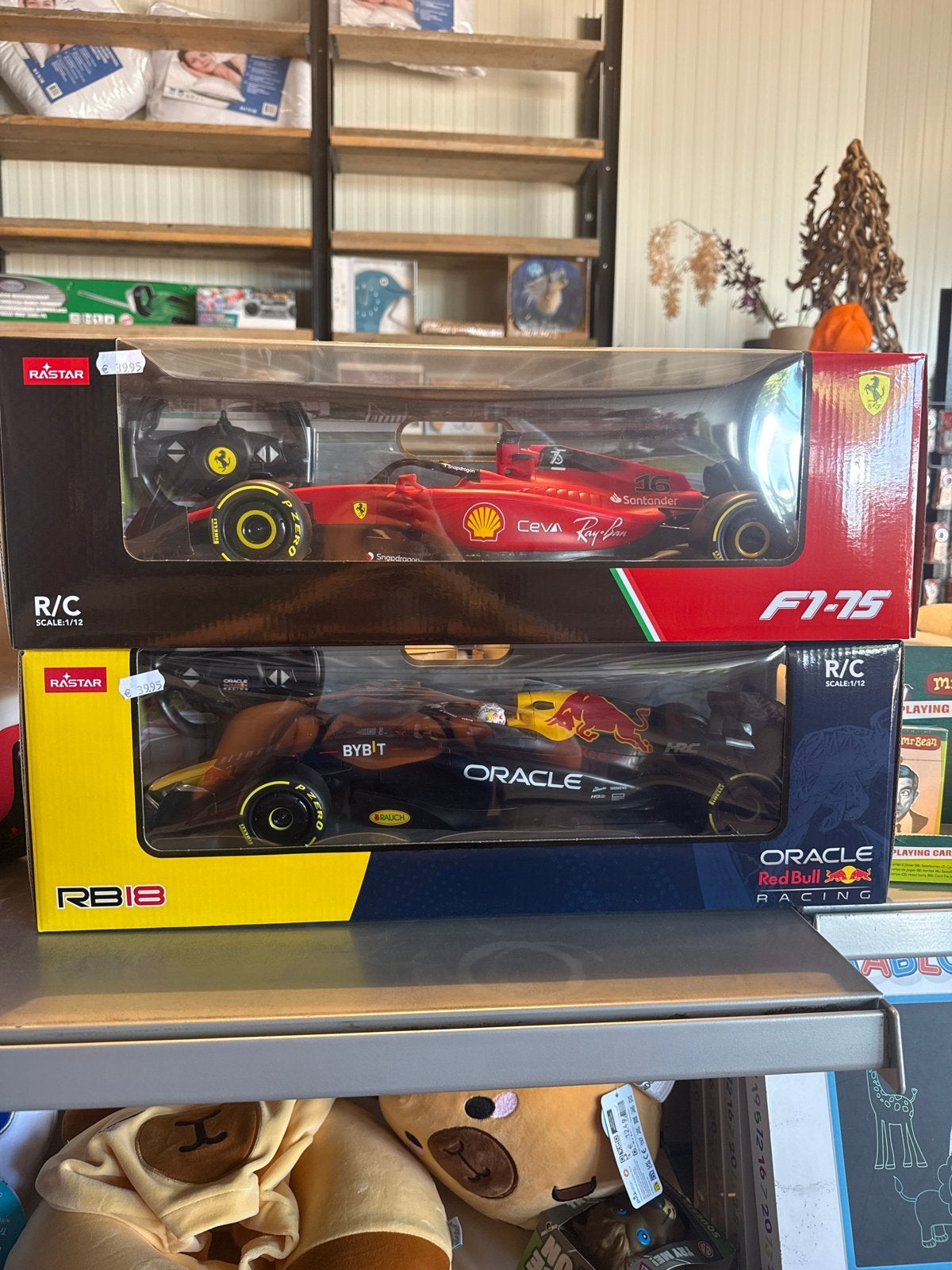Rastar F1-75 Ferrari & RB18 Red Bull RC Auto's Schaal 1:12, Overige merken, Auto, Groter dan 1:32, Nieuw