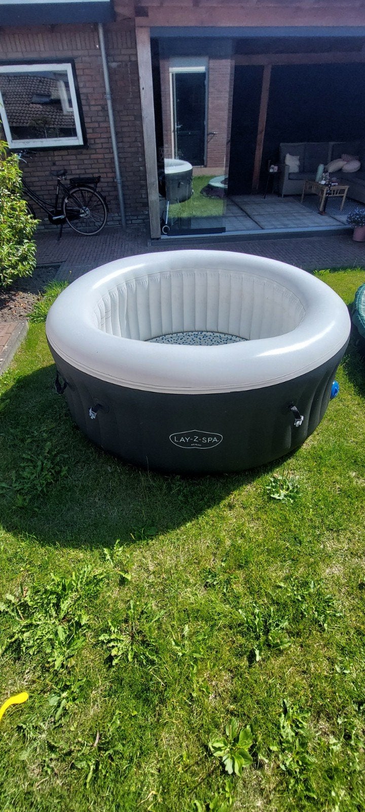 Lay-Z-Spa Opblaasbare Jacuzzi - Zo goed als nieuw, 200 tot 300 cm, 80 tot 120 cm, Rond, Ophalen of Verzenden