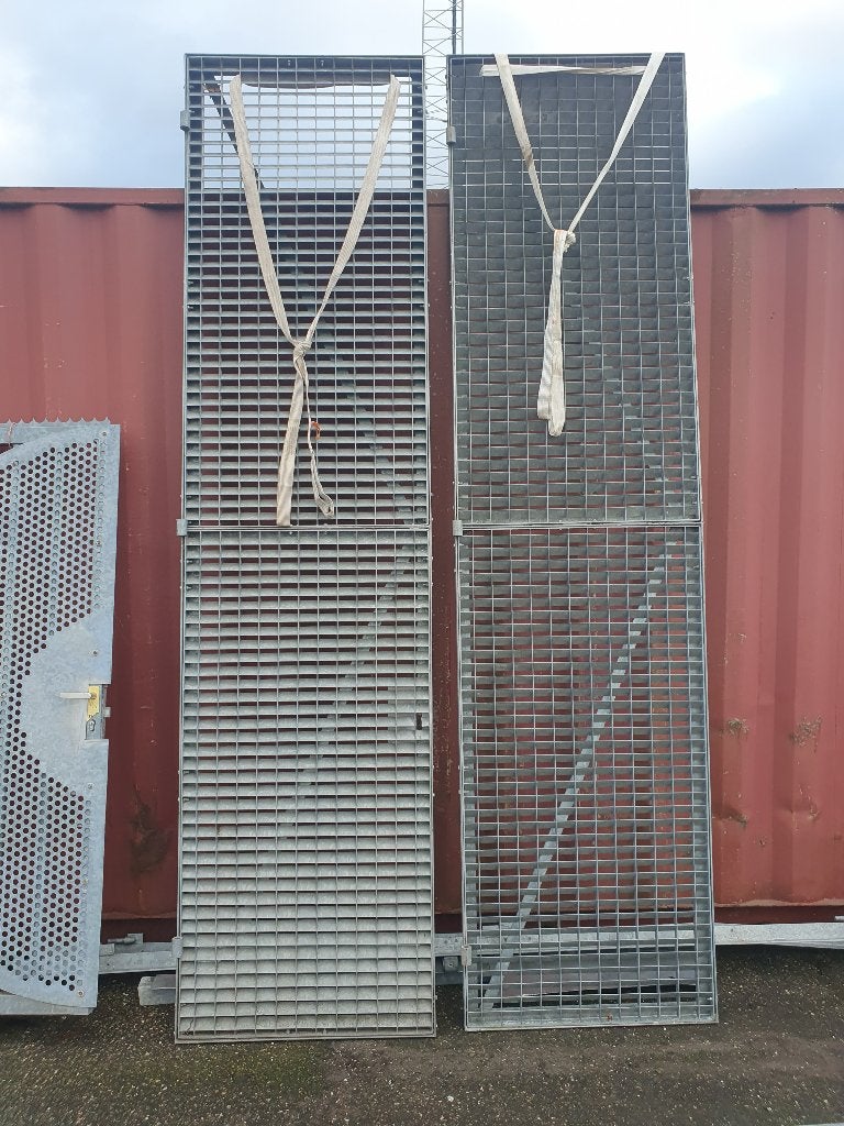 Gegalvaniseerde dubbele poort hekwerk spijlenhekwerk ( 333 ), Ophalen, Met poort, Gebruikt, Gaashekwerk