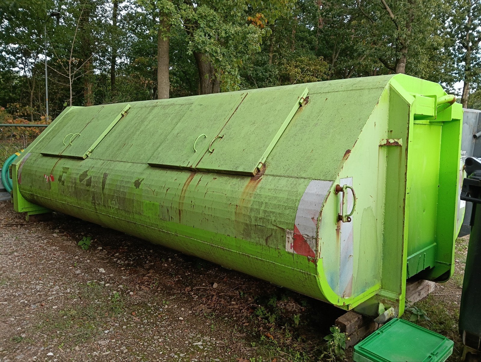Haakarm container, Ophalen