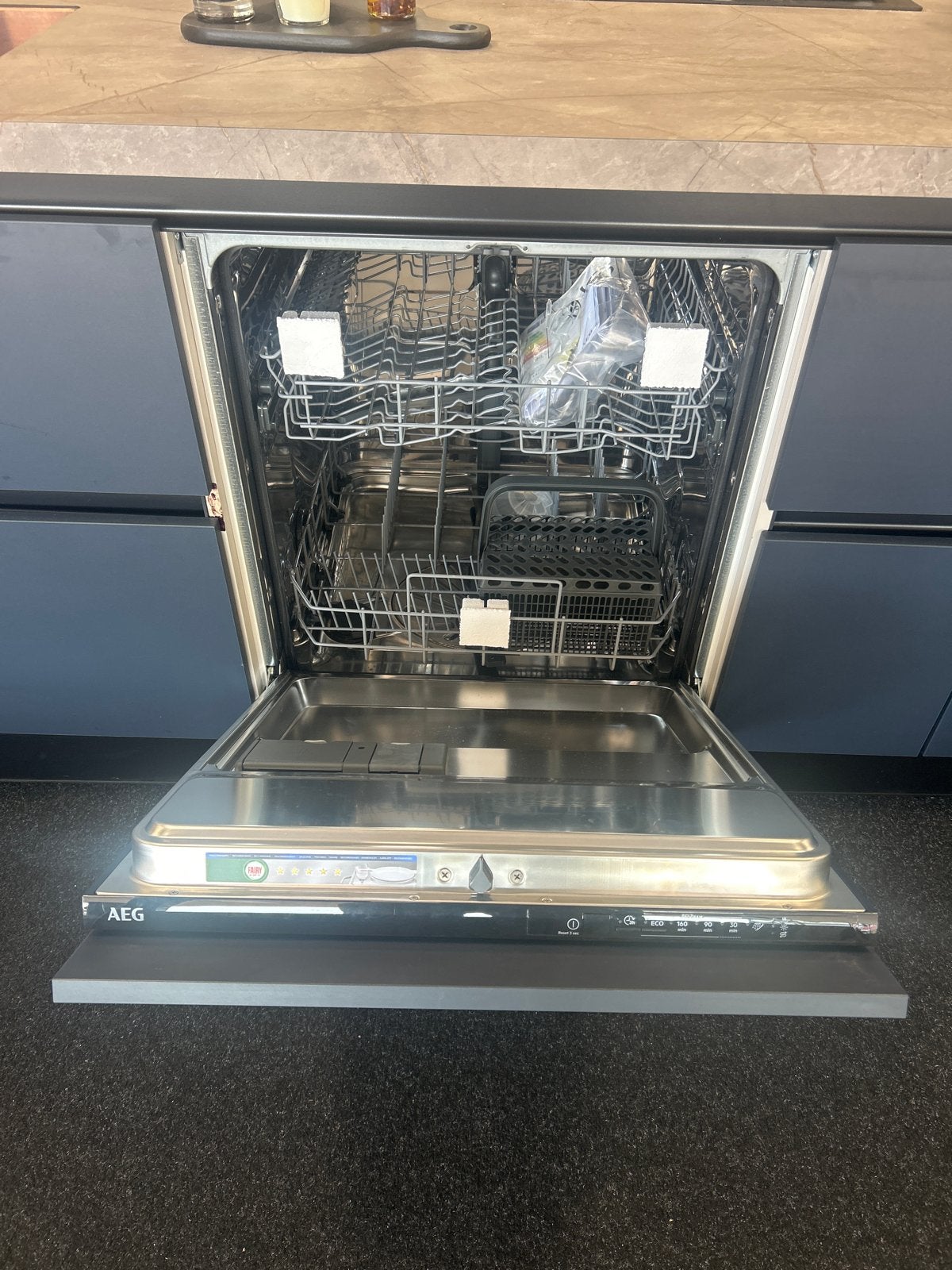 AEG FD395V Inbouw Vaatwasser - Nieuwstaat, 60 cm of meer, Eco programma, Minder dan 10 liter, Nieuw