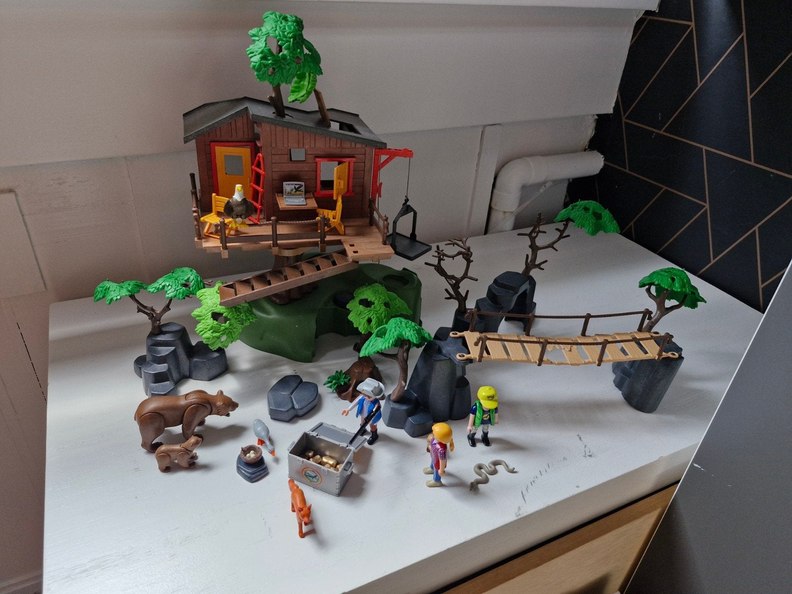 Playmobil Wild Life Boomhut met Dieren en Figuren, Ophalen of Verzenden