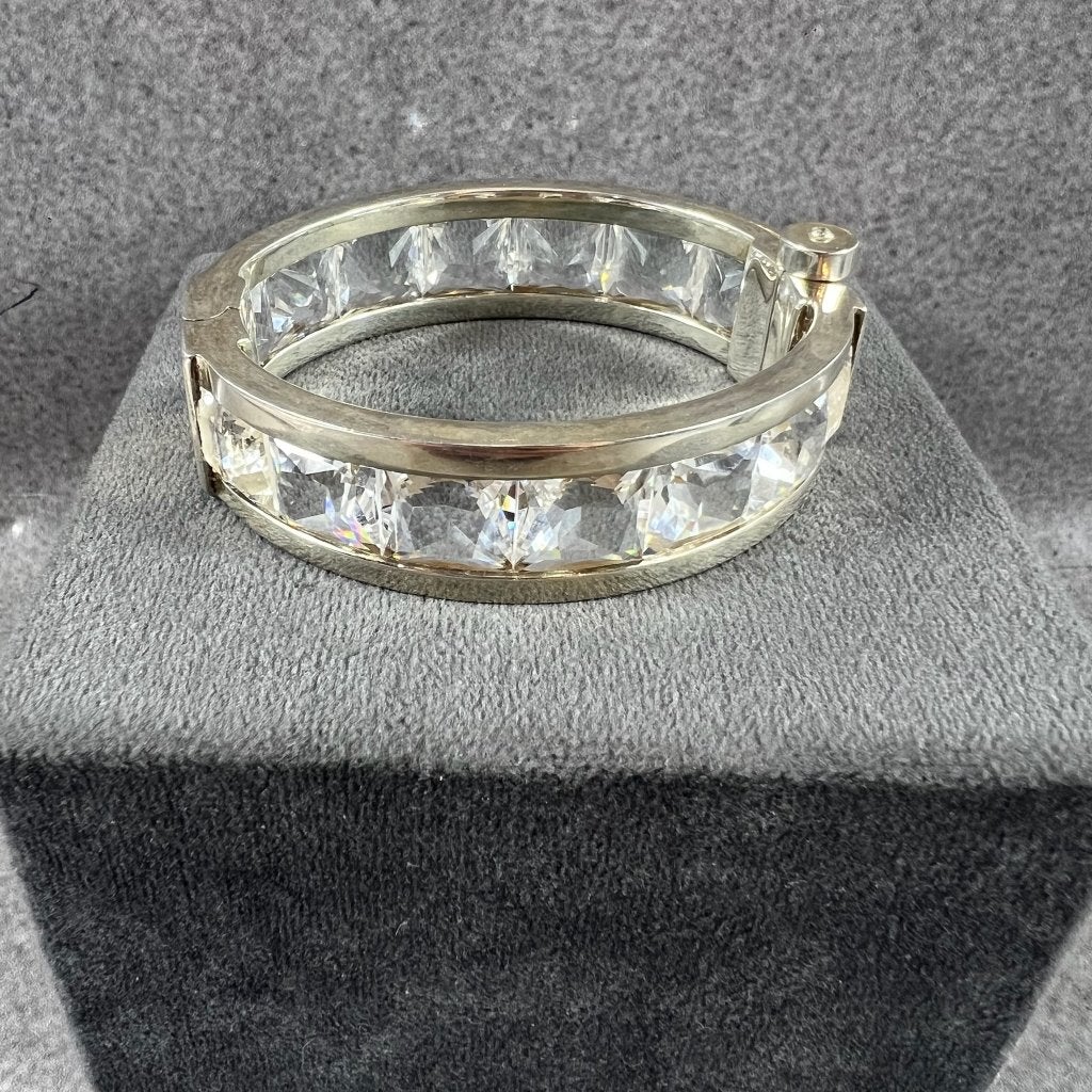 Zilveren Armband | AG | 75.45g | band 6cm Dia | 413886, Ophalen of Verzenden, Gebruikt, Zilver, Zilver