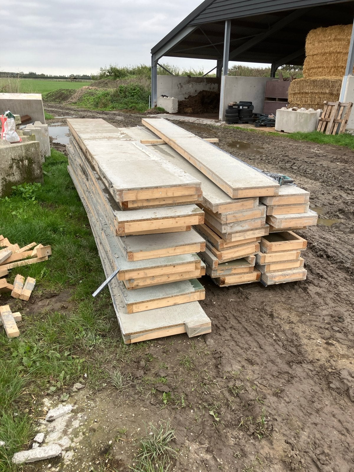 Houten bekisting, Ophalen