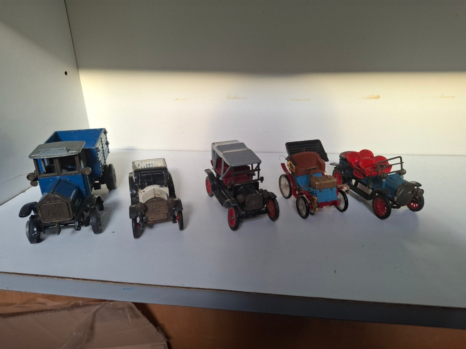 Set van 6 vintage ziss auto's - modelauto's, Ophalen of Verzenden, Gebruikt, Auto