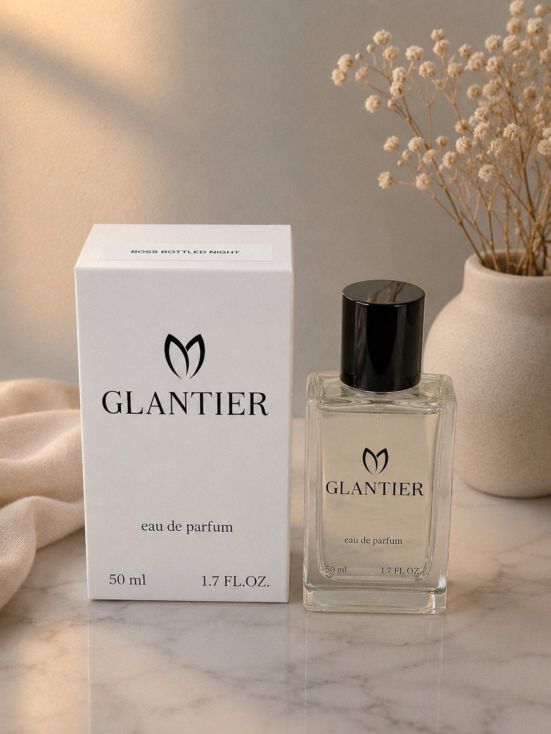 Glantier Eau de Parfum – Geïnspireerd op Hugo Boss Bottled N, Ophalen of Verzenden, Nieuw