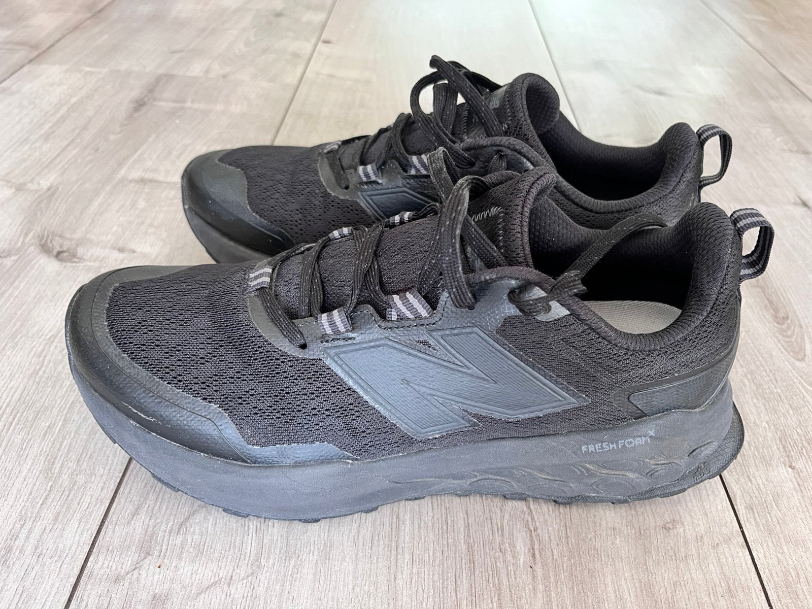 New Balance Garoe Black running shoes maat 45, Overige merken, Gebruikt, Hardloopschoenen, Ophalen of Verzenden