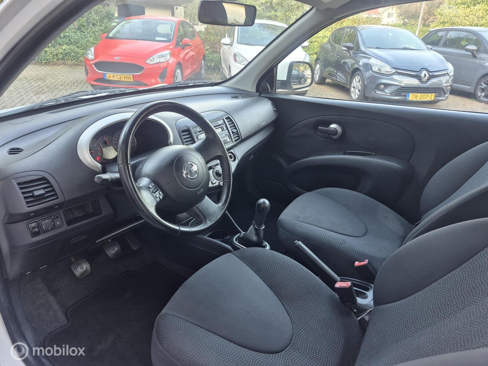 Nissan Micra 1.2 Mix 3DRS, 2010|Airco|Elekt,pakket|NWE APK!, Auto's, Stof, 31 €/maand, 4 cilinders, Wit