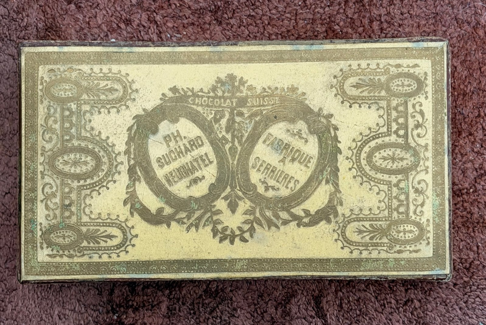 Antiek Suchard Chocolade Doosje - Mignonne 762 Santé Fin, Verzenden, Gebruikt