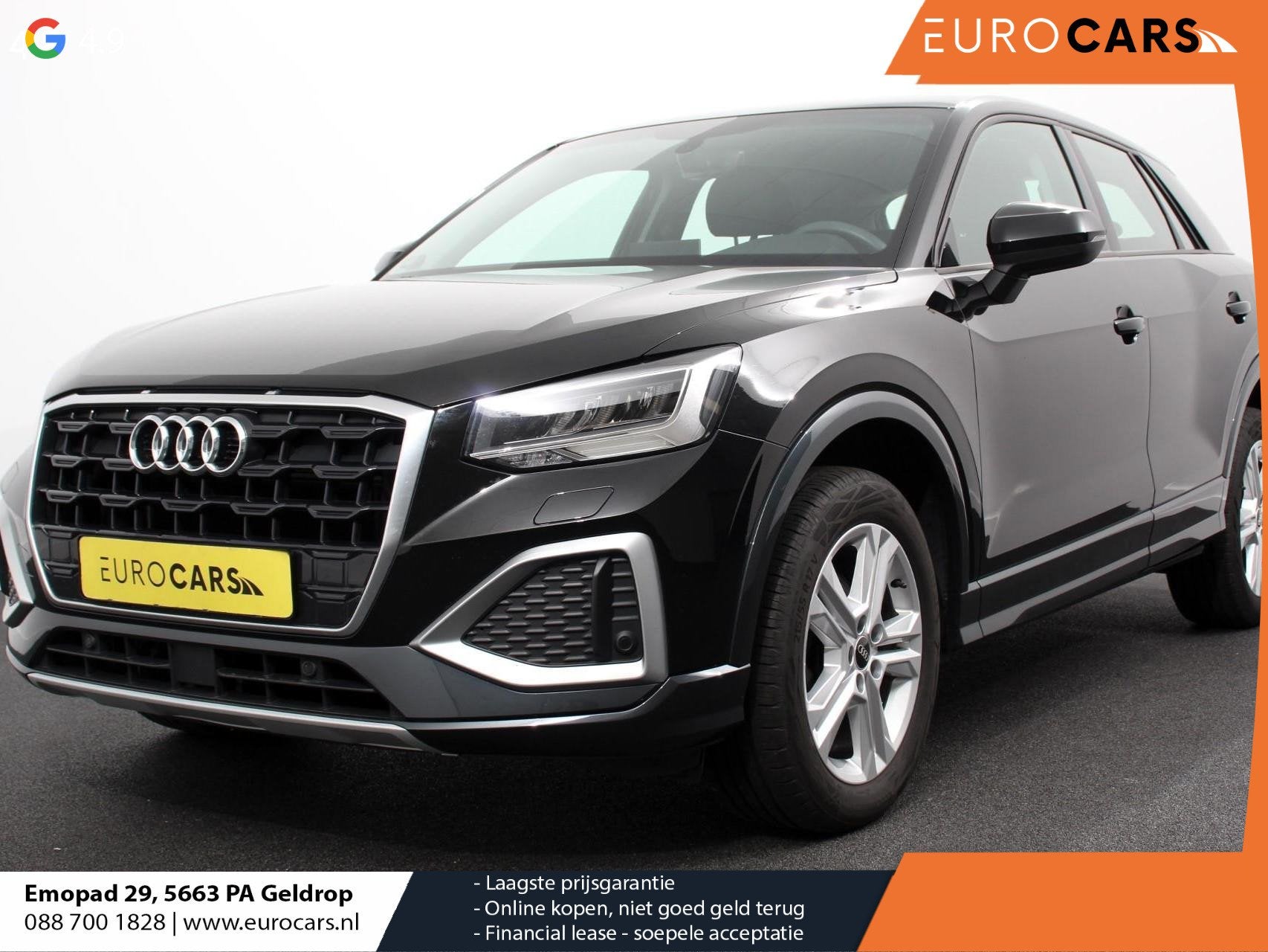 Audi Q2 35 TFSI 150pk S-Tronic Prestige Navigatie Apple Carp, Auto's, Audi, Stof, 4 cilinders, 150 pk, Zwart