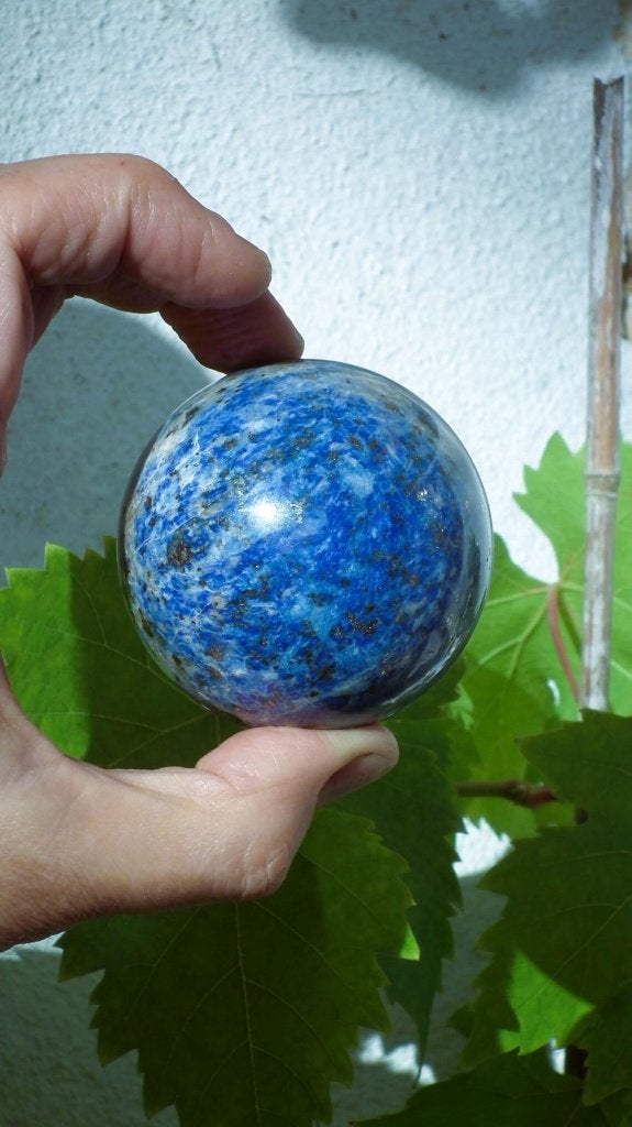 Lapis lazuli bol // Natuurlijke lapis lazuli, Verzamelen, Mineralen en Fossielen, Verzenden, Mineraal