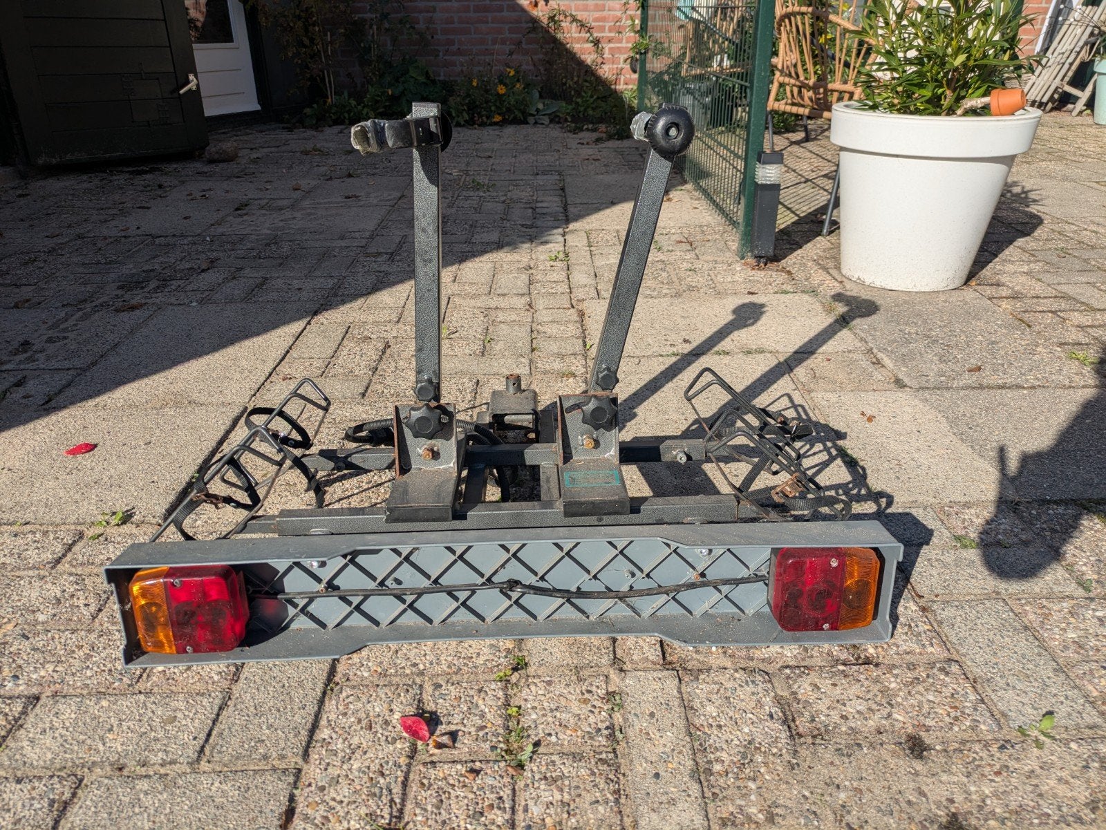 Robuuste fietsendrager, Ophalen, 2 fietsen, Gebruikt, Trekhaakdrager