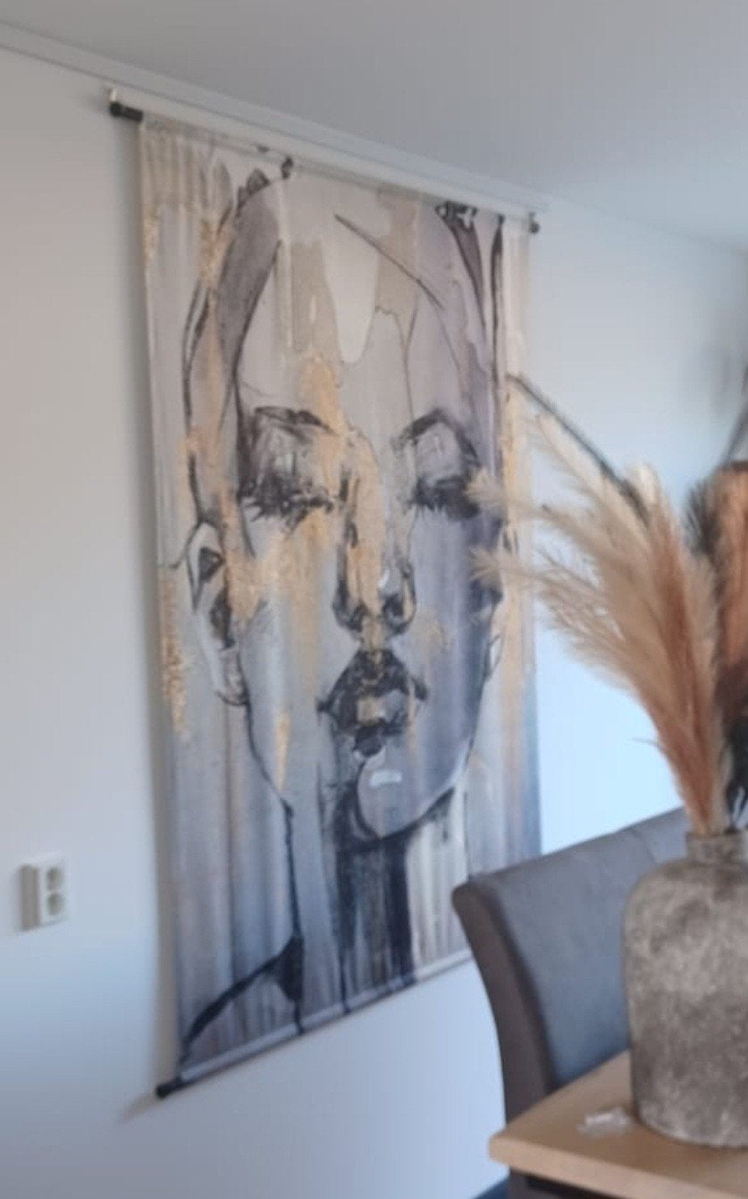 mooi velvet wandkleed, Ophalen, Zo goed als nieuw