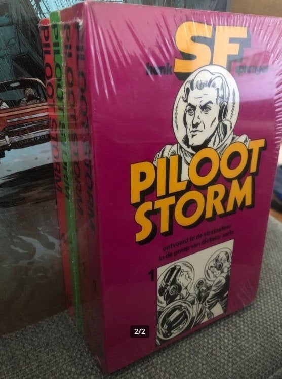 4x Piloot storm geheimen van de krater k5, Boeken, Stripboeken, Meerdere stripboeken, Ophalen of Verzenden, Zo goed als nieuw
