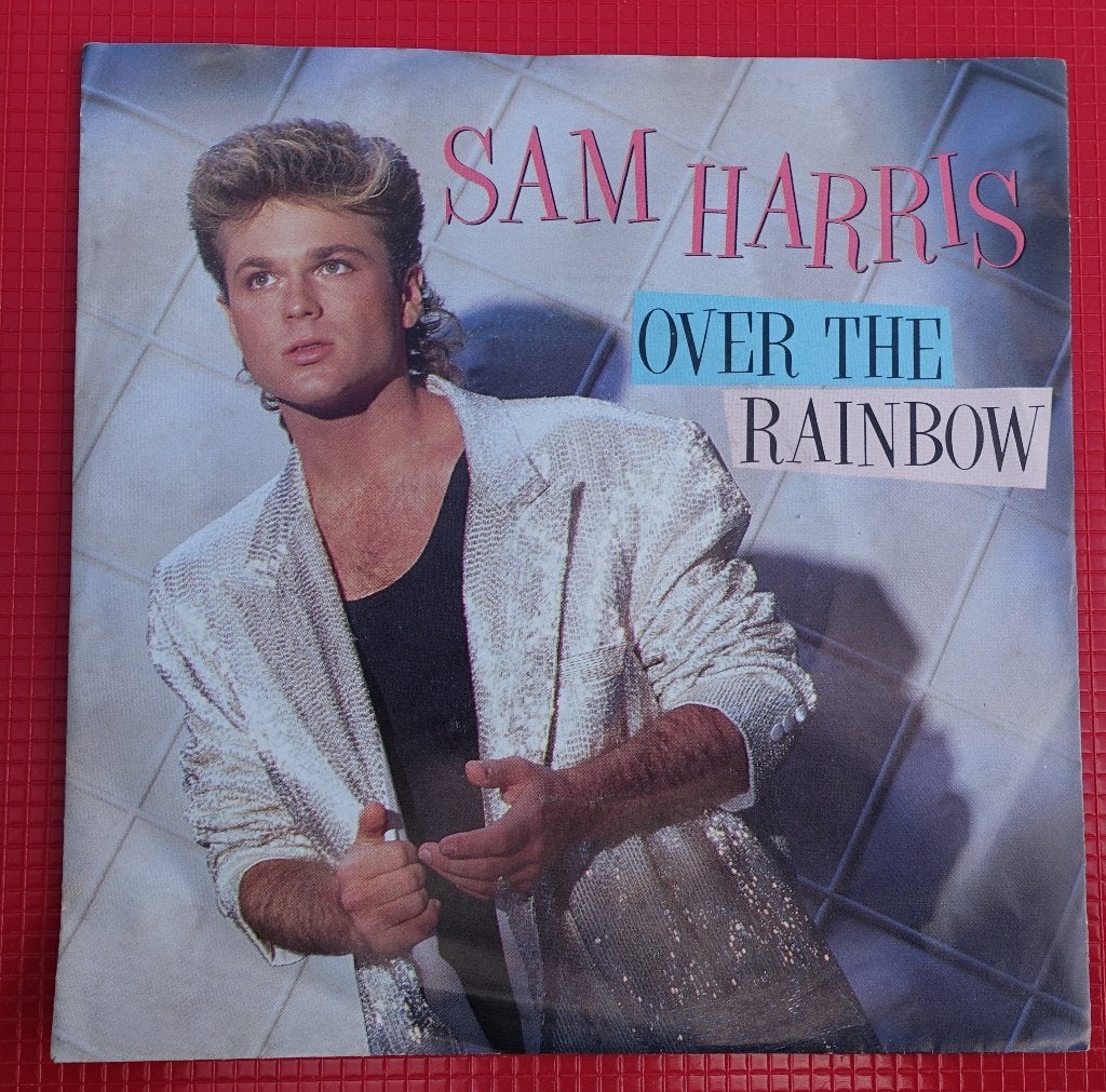 Sam Harris - Over The Rainbow 7'' Vinyl Single 1984, 7 inch, Zo goed als nieuw, Pop, Overige typen