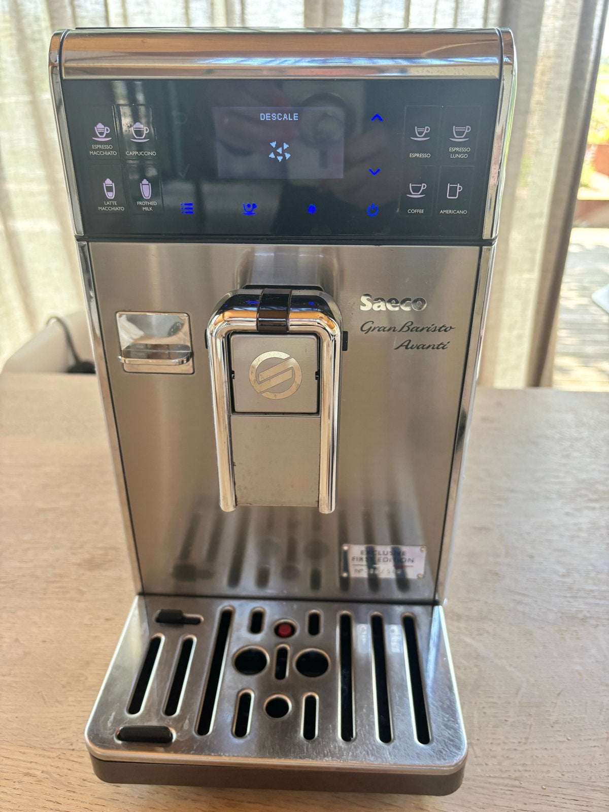 Saeco GranBaristo Avanti - Exclusieve Volautomatische Koffie, Ophalen, Afneembaar waterreservoir, Gebruikt, Koffiemachine