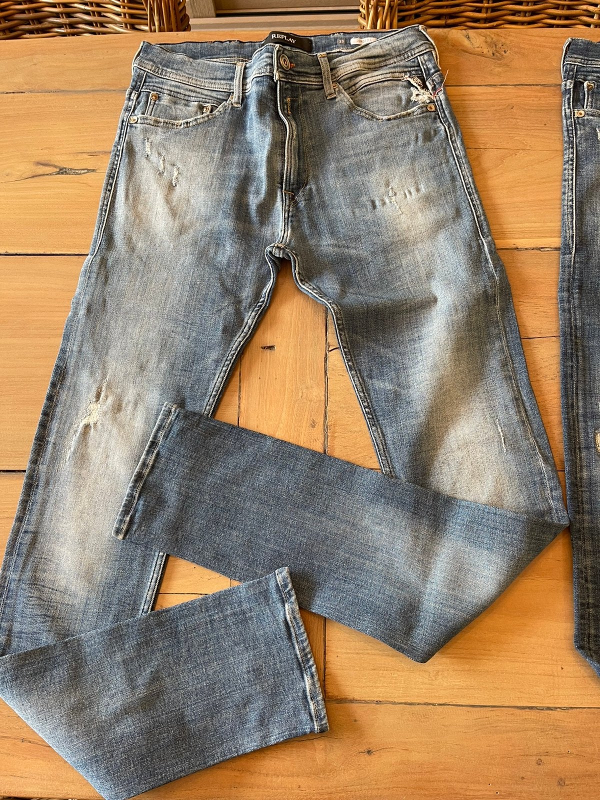 3 “vintage” spijkerbroeken !, Kleding | Dames, Ophalen of Verzenden, Zo goed als nieuw, Blauw, W30 - W32 (confectie 38/40)