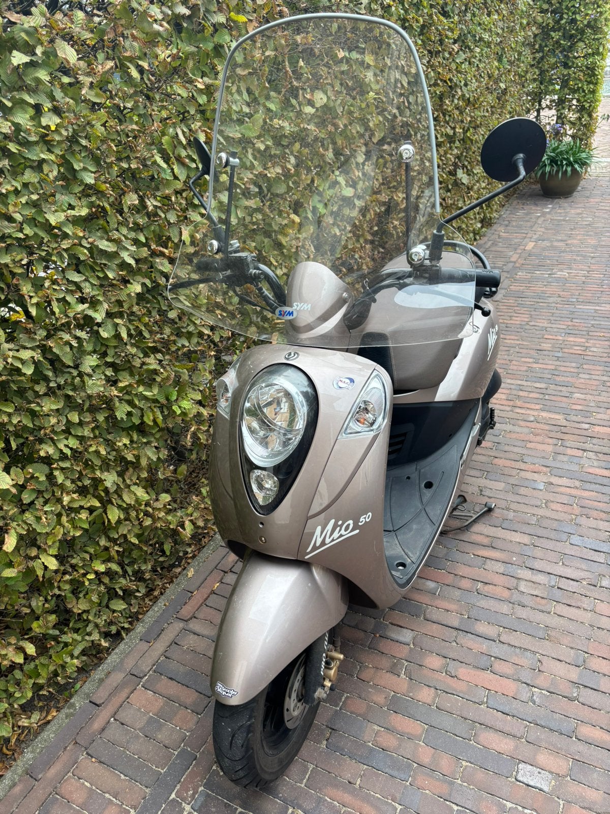 Te Koop Sym Mio 50cc Bromfiets 2014, Gebruikt, Maximaal 45 km/u, Benzine, 50 cc