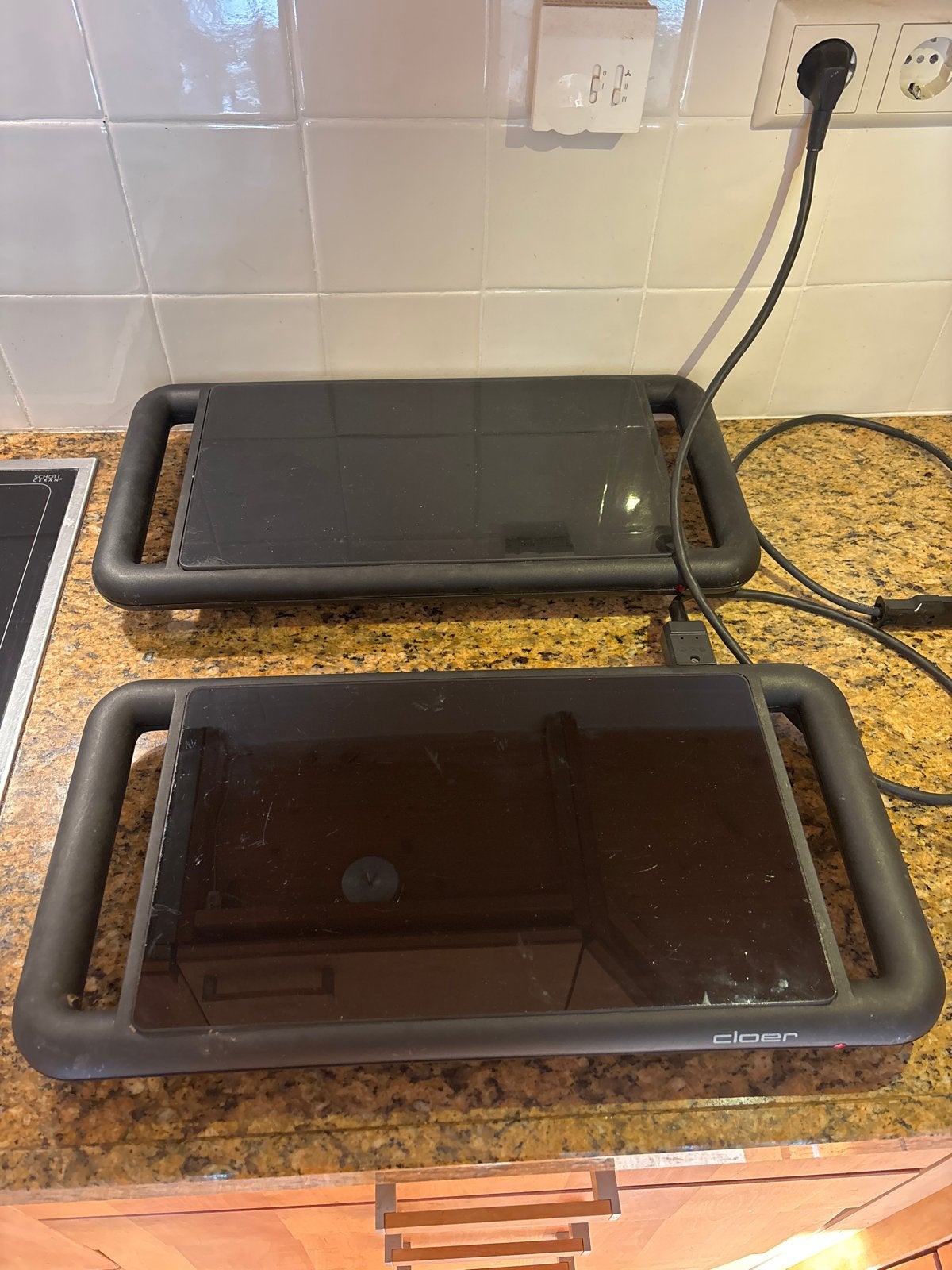 Cloer Tafelgrill Typ 800 - Set van 2, Ophalen of Verzenden, Gebruikt, Tafelgrill