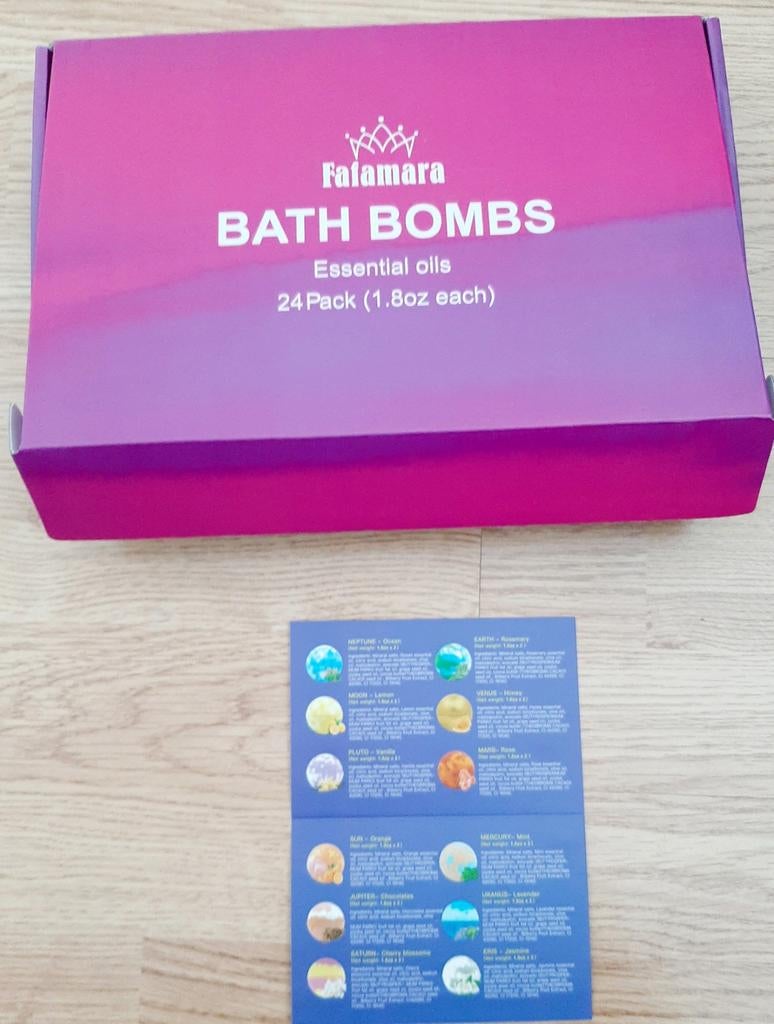 Nieuw Fafamara Bath Bombs etherische olie 24 stuks, Ophalen of Verzenden, Nieuw, Bad & Douche