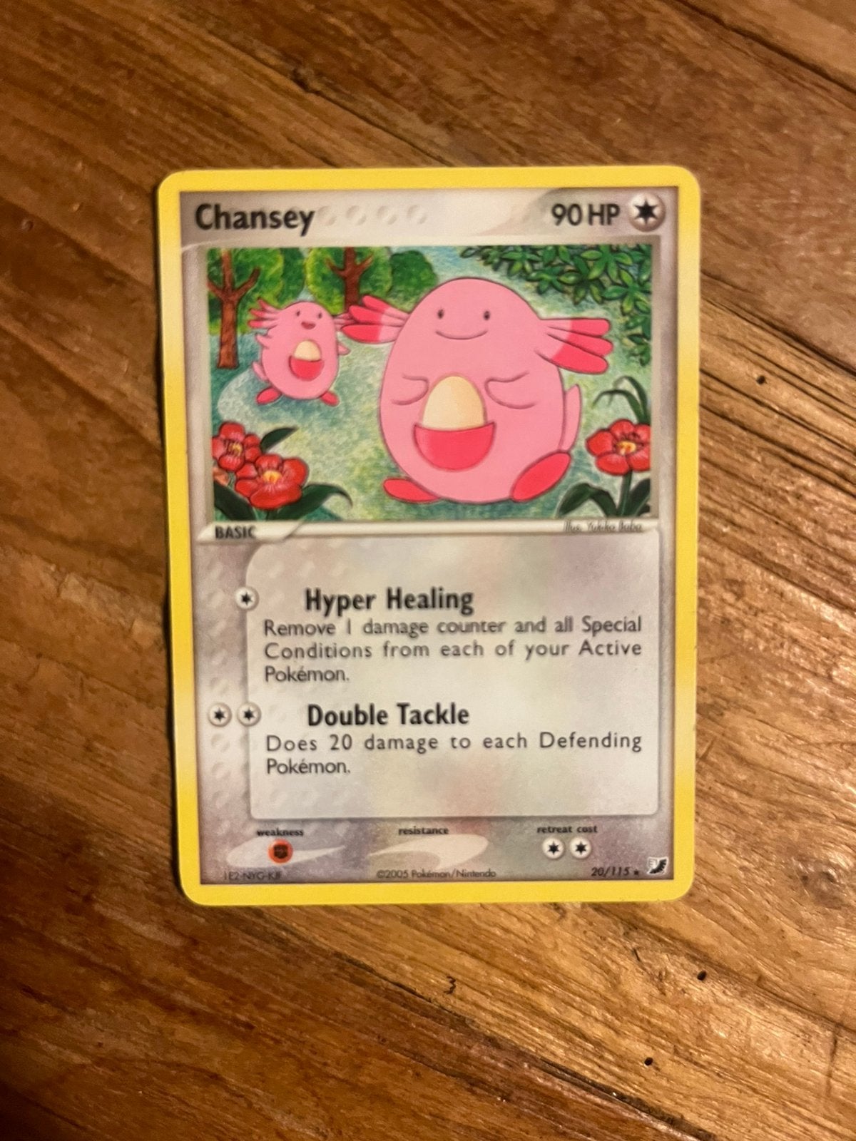 Chansey #20 Pokemon Unseen Forces, Ophalen of Verzenden, Zo goed als nieuw