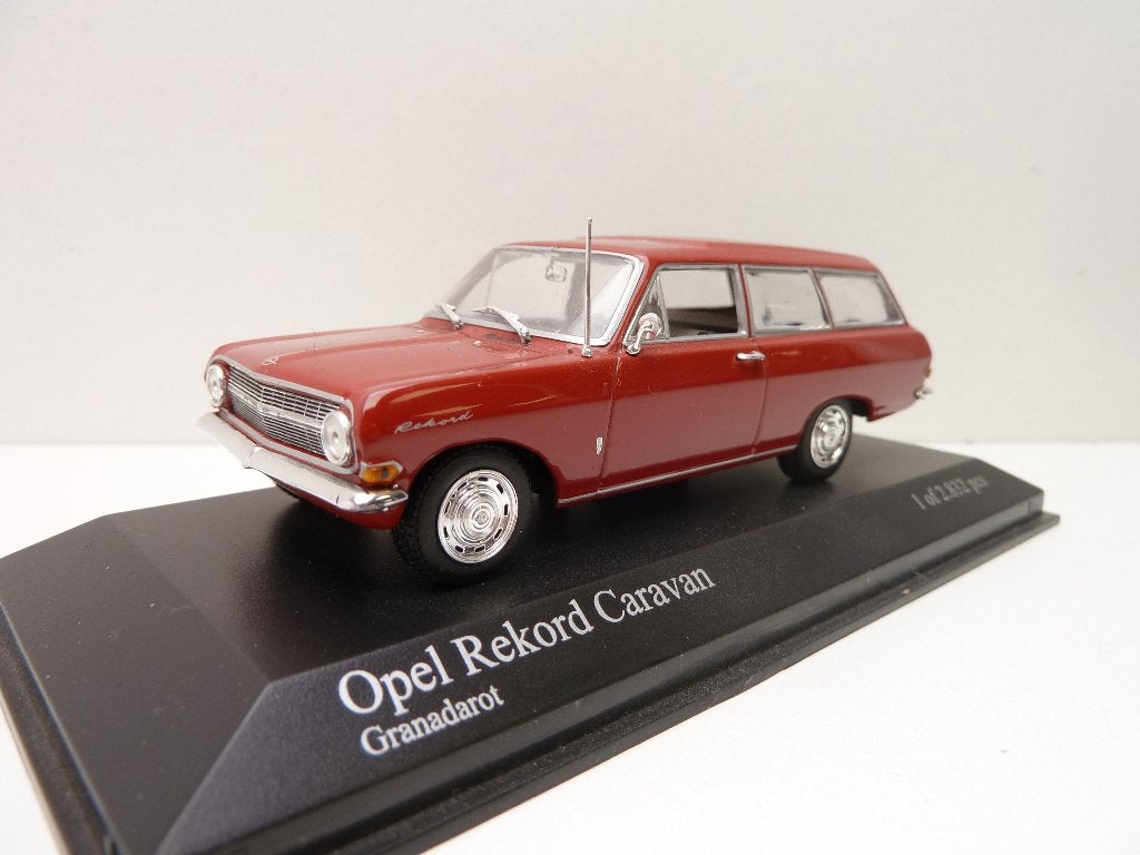 Opel Rekord Caravan  ''  Minichamps '', Ophalen of Verzenden, Zo goed als nieuw, Auto, MiniChamps