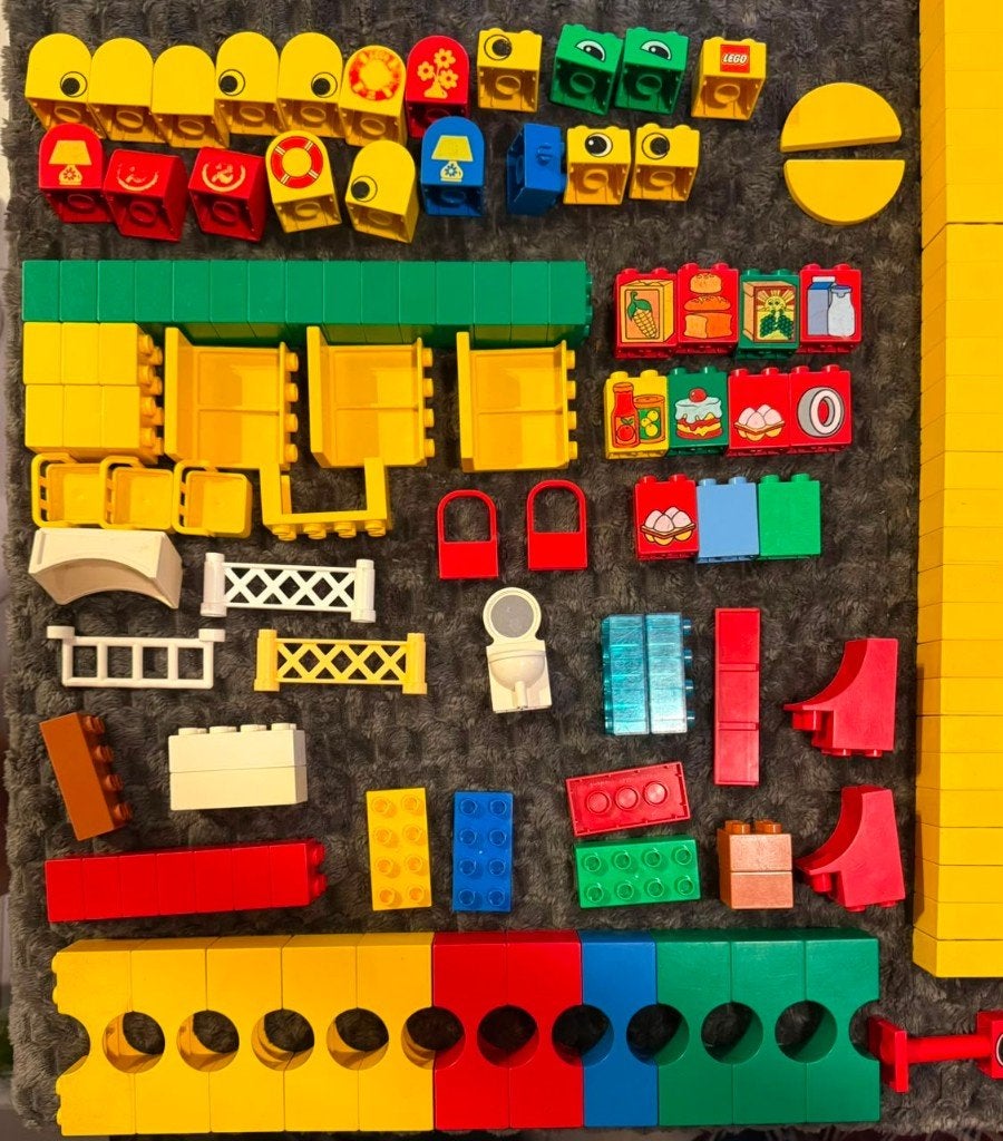 Grote vintage LEGO Duplo partij, Ophalen of Verzenden, Gebruikt, Losse stenen, Duplo