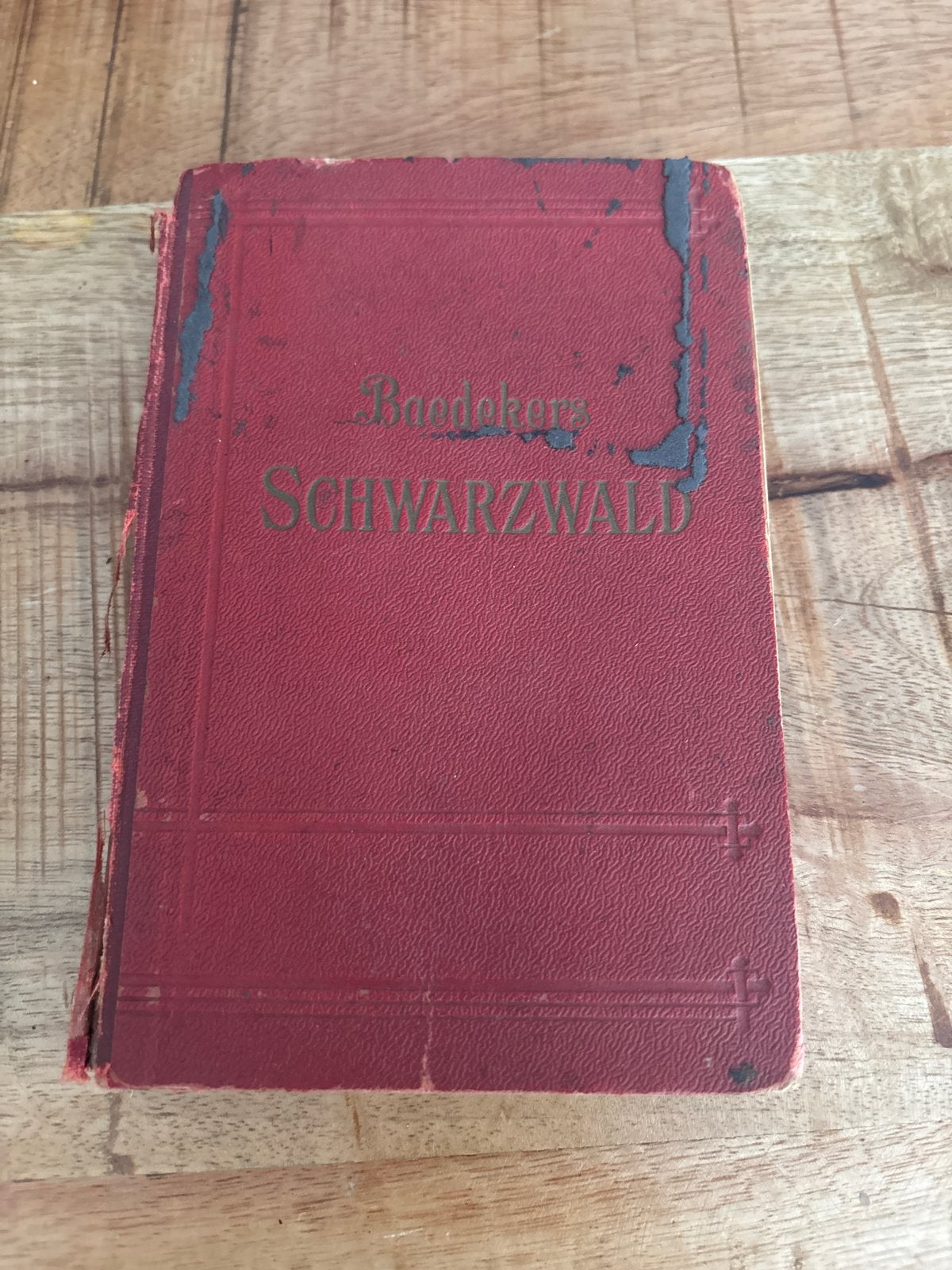 Baedeker's Schwarzwald Odenwald Bodensee 1921, Europa, Ophalen of Verzenden, Reisgids of -boek, Gelezen