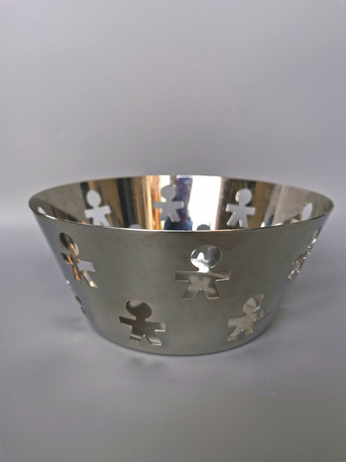 Alessi hoge Girotondo vintage design fruitschaal, Verzenden