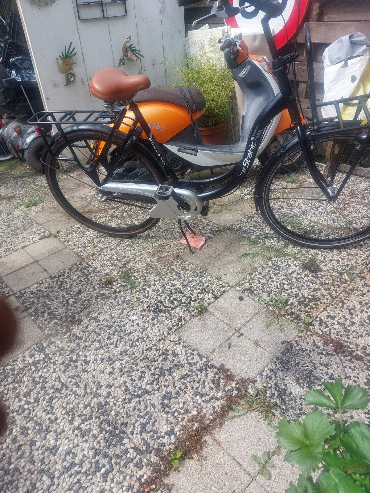 Static Oueen transportfiets, Overige merken, 53 tot 56 cm, Velgrem, Versnellingen