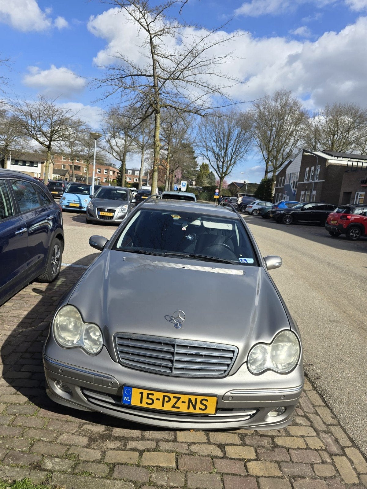Mercedes-Benz C-Klasse 1.8 C180 Kompr Combi 2005 Grijs, Auto's, Mercedes-Benz, Achterwielaandrijving, 1435 kg, 1796 cc, Origineel Nederlands