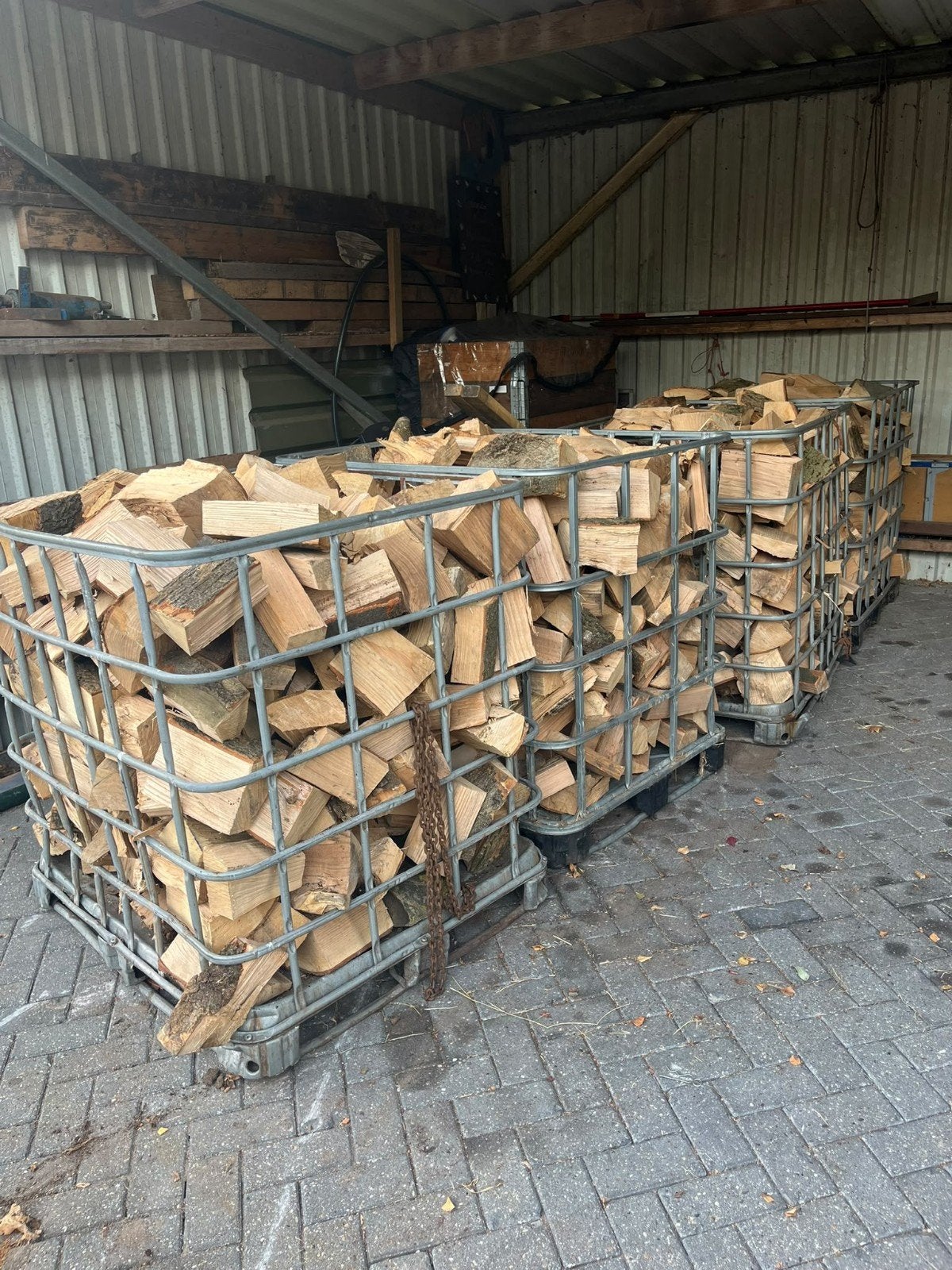 openhaardhout, 3 tot 6 m³, Ophalen of Verzenden, Eikenhout, Blokken