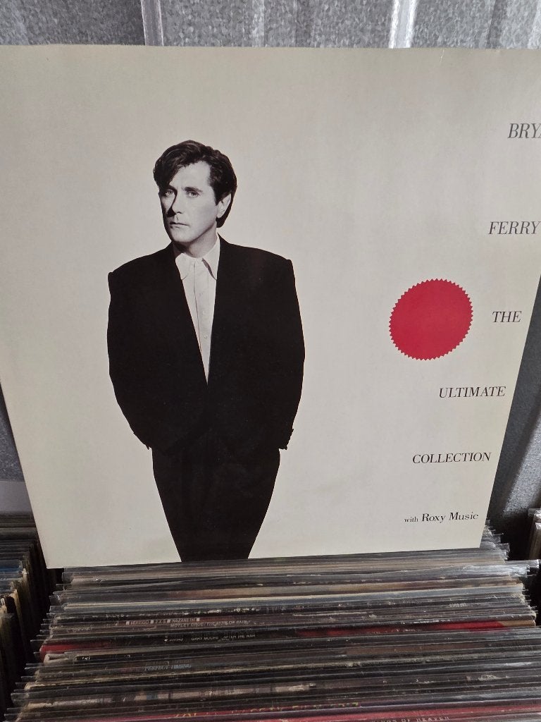 Vinyl lp BRYAN FERRY + ROXY MUSIC: THE ULTIMATE COLLECTION, Complilatie, Ophalen of Verzenden, Zo goed als nieuw, 12 inch