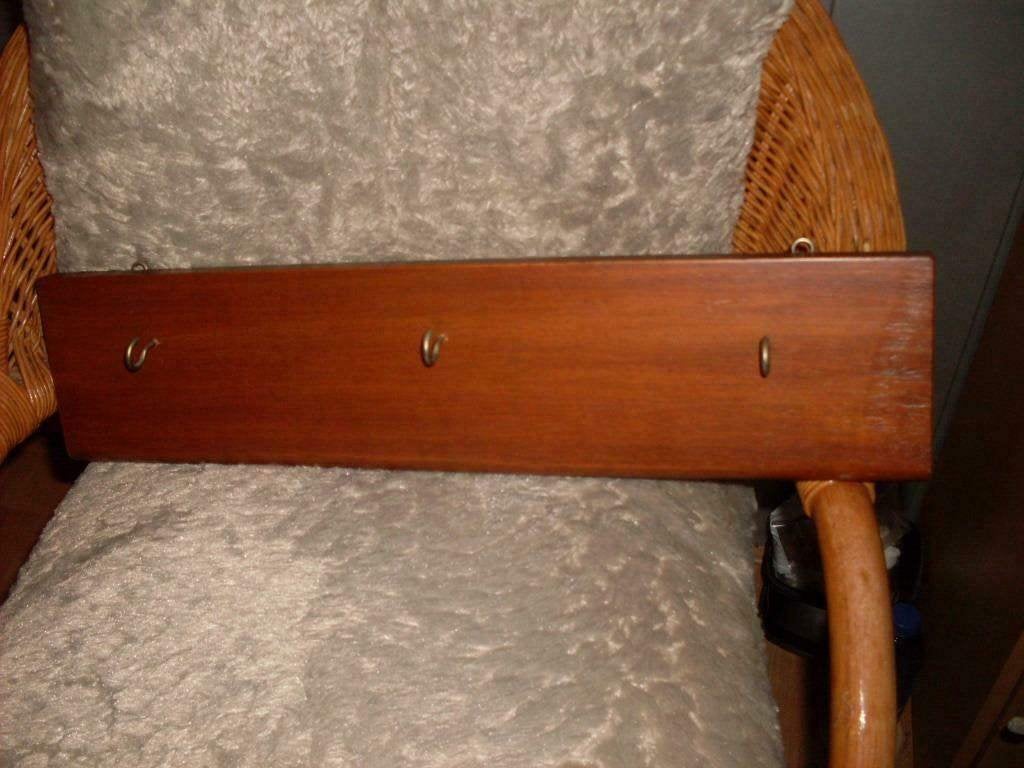 handgemaakte eikenhouten wandkapstok, Verzamelen, Retro, Ophalen, Huis en Inrichting