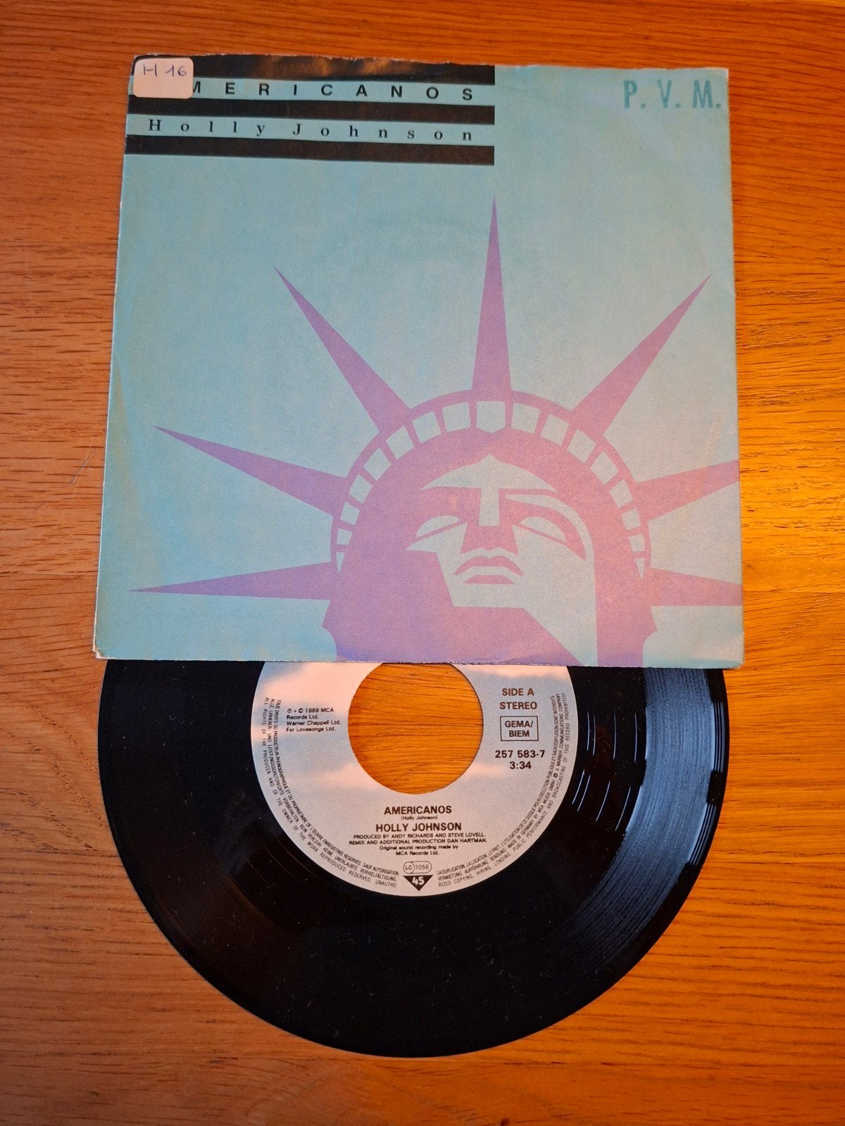 Holly Johnson - Americanos (Vinyl Single), Gebruikt, 7 inch, Ophalen of Verzenden, Pop