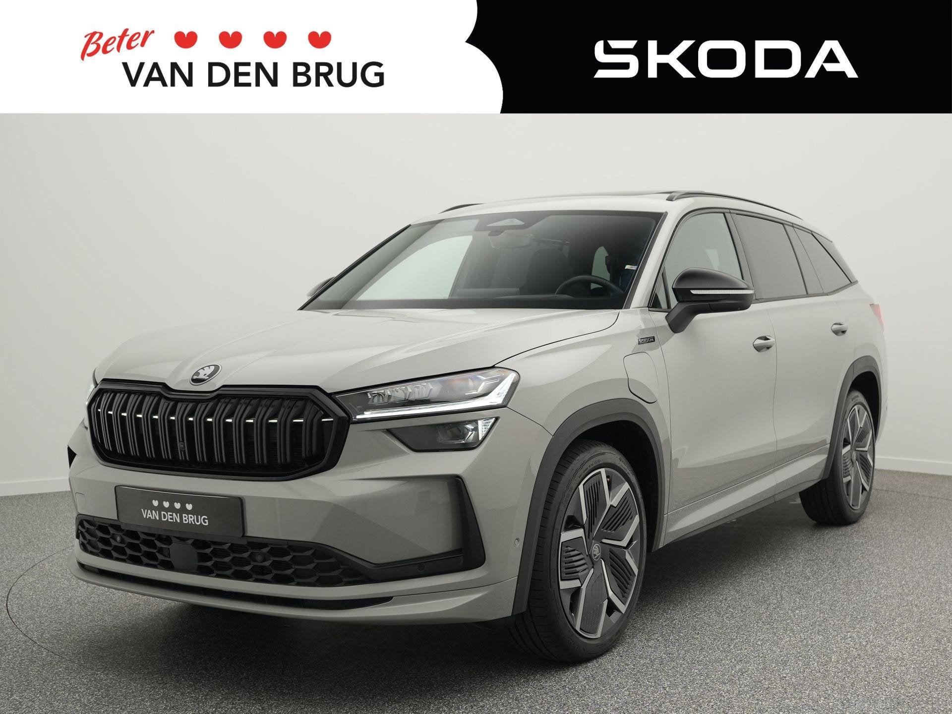 Skoda Kodiaq 1.5 TSI 204pk PHEV Sportline Business | Panoram, Auto's, 4 cilinders, Bedrijf, 1817 kg, SUV of Terreinwagen