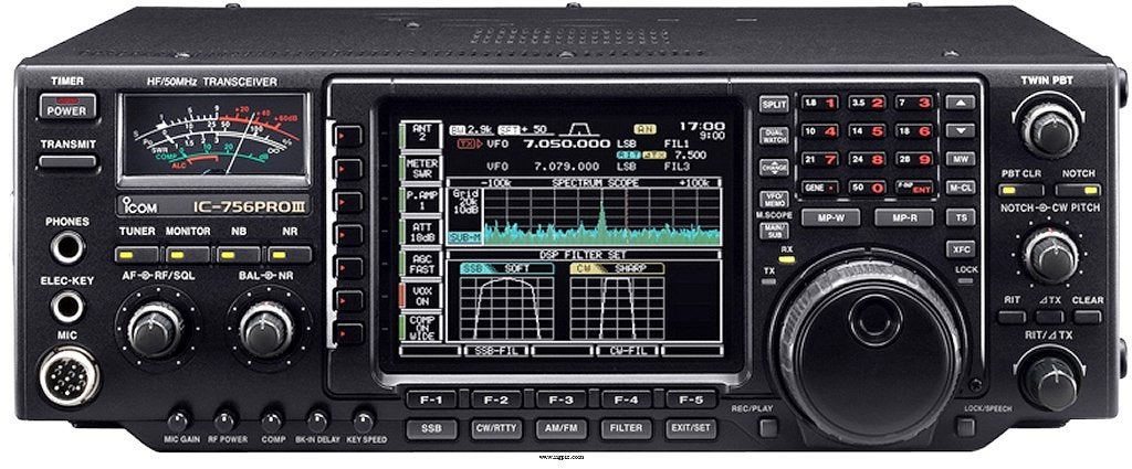 Icom IC-756PROIII HF/50MHz Transceiver, Telecommunicatie, Ophalen of Verzenden, Gebruikt, Zender en Ontvanger