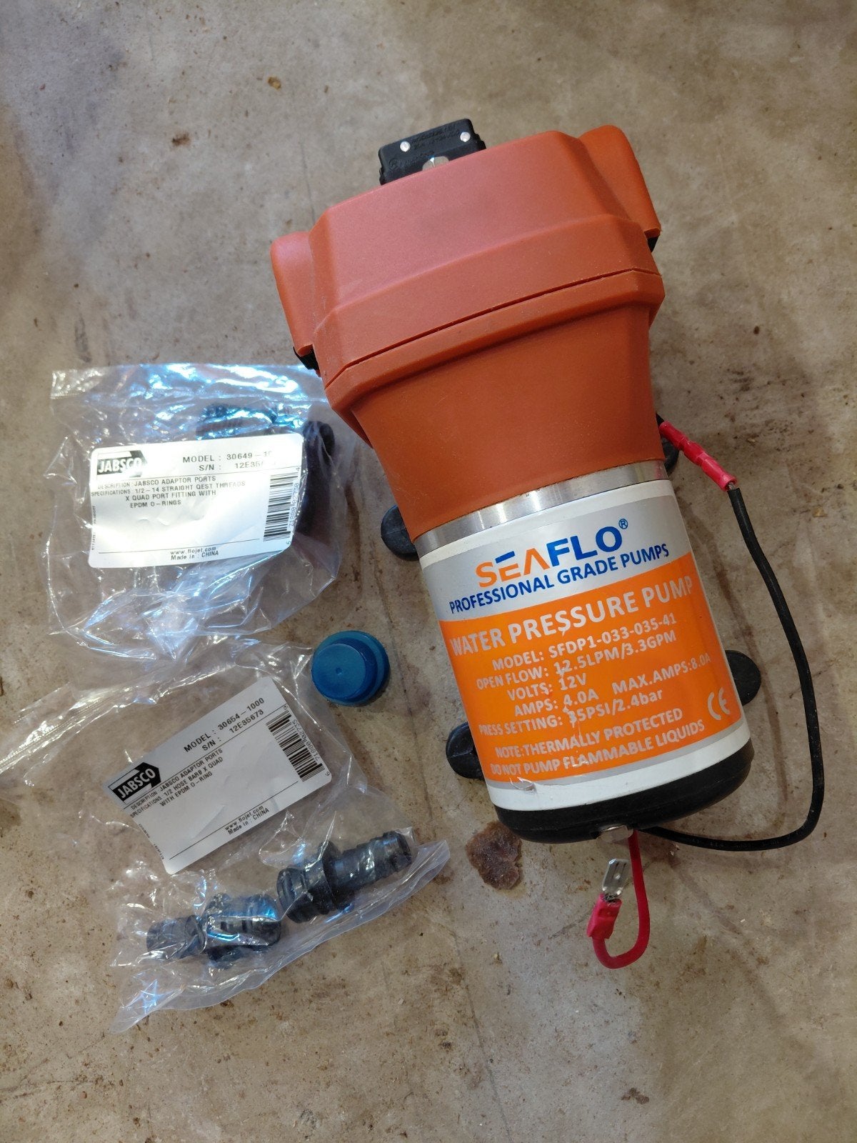 SEAFLO Waterdrukpomp 12V - SFDP1-033-035-41, Ophalen, Nieuw, Kombuis en Sanitair