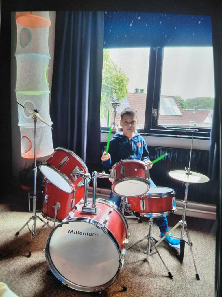 Millenium Kinderdrumstel - Compleet en Zo Goed als Nieuw, Ophalen, Zo goed als nieuw, Overige merken