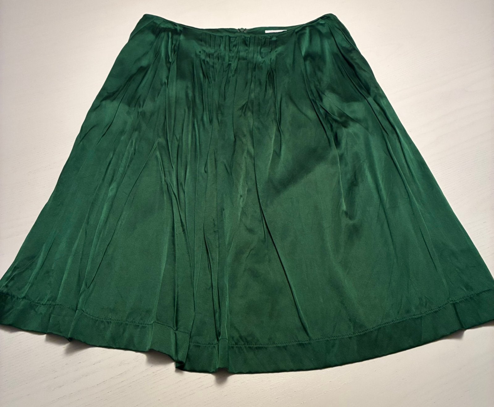 Just in Case 100% zijden rok maat 38, Kleding | Dames, Maat 38/40 (M), Verzenden, Zo goed als nieuw, Onder de knie