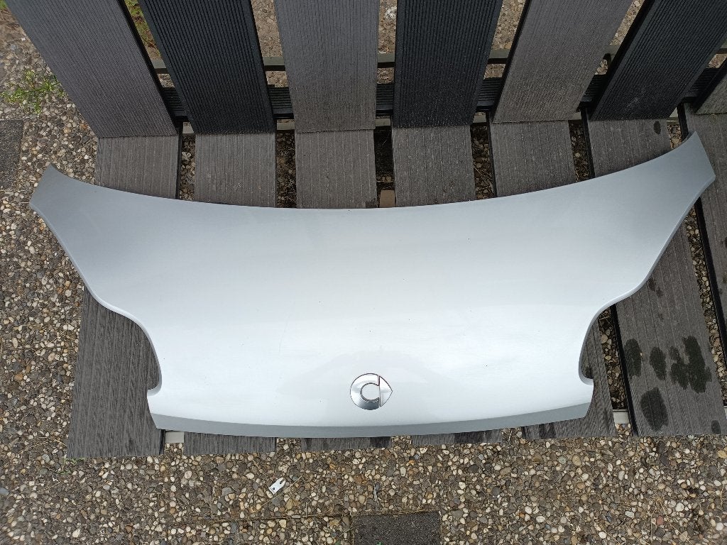 Motorkap + Achterpaneel + Deurpaneel Smart 451 - Zilver, Ophalen, Gebruikt, Deur, Achter