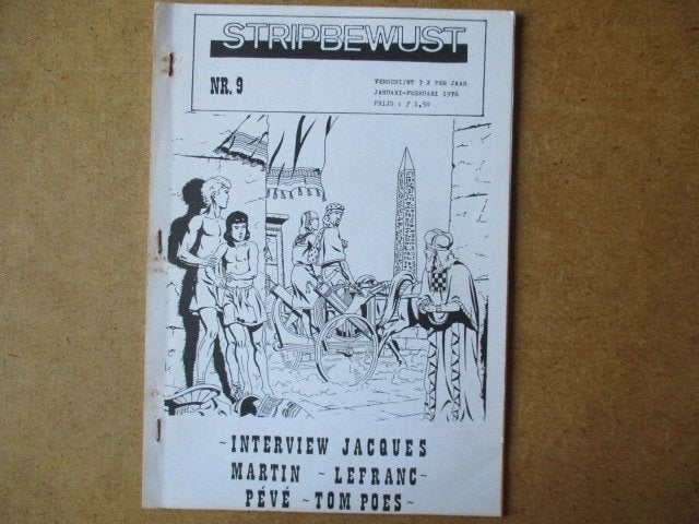 adv7733 stripbewust 9, Eén stripboek, Ophalen, Gelezen