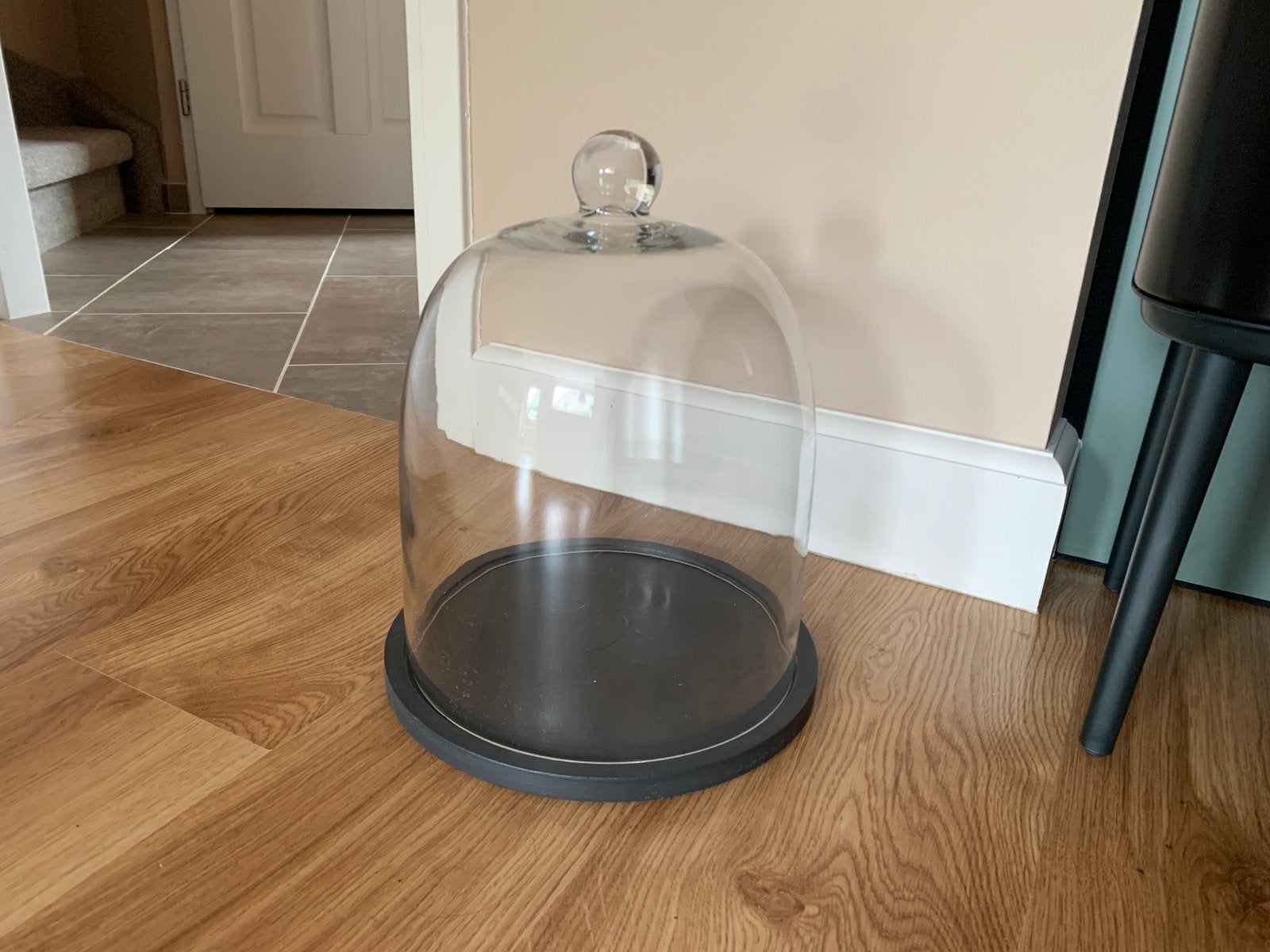 Riverdale glazen stolp, Met deksel, Ophalen of Verzenden, Glas, 24 cm